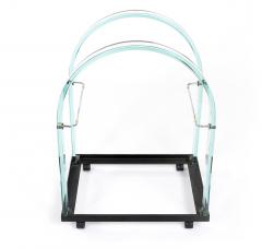 Mid Century Modern Very Fine Glass Mirror Bar Cart - 1341477