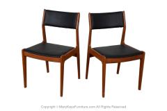 Mid Century Modern Vintage Teak Dining Chairs four - 3855574