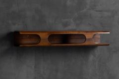 Mid Century Modern Wall Shelf Mirror Set Italy 1960s - 4571407