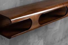 Mid Century Modern Wall Shelf Mirror Set Italy 1960s - 4571413