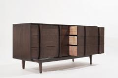 Mid Century Modern Walnut Dresser C 1950s - 2825715