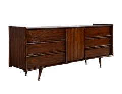 Mid Century Modern Walnut Dresser Cabinet - 3515623