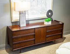 Mid Century Modern Walnut Dresser Cabinet - 3515631