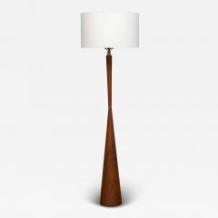 Mid Century Modern Walnut Floor Lamp - 4003137