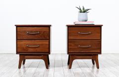 Mid Century Modern Walnut Night Stands by Ace Hi - 2885789