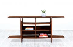 Mid Century Modern Walnut Tier Bookshelf - 2272459