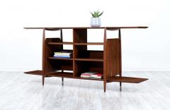 Mid Century Modern Walnut Tier Bookshelf - 2272461