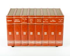 Mid Century Modern Wood Library Book Bar Set - 314255