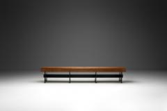 Mid Century Modern Wooden Bench Europe ca 1950s - 4317742