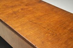 Mid Century Modern Wooden Bench Europe ca 1950s - 4317746