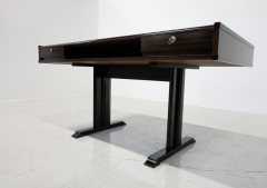 Mid Century Modern Wooden Desk with Drawers Italy 1960s - 3452514