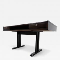 Mid Century Modern Wooden Desk with Drawers Italy 1960s - 3454919