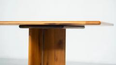 Mid Century Modern Wooden Dining Table by Ammannati Vitelli 1960s - 4625372