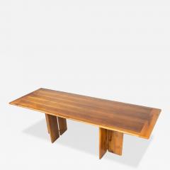 Mid Century Modern Wooden Dining Table by Ammannati Vitelli 1960s - 4627205