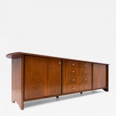 Mid Century Modern Wooden Sideboard with Drawers - 2671565