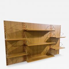 Mid Century Modern Wooden Wall Unit Italy 1960s - 3334202