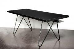 Mid Century Modern black lacquered console  - 1983503