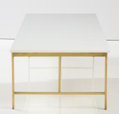 Mid Century Modern brass frame coffee table Designed by Paul McCobb - 2767675