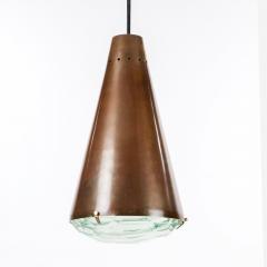 Mid Century Modern bronze pendant by Max Ingrand For Fontana Arte - 1980538