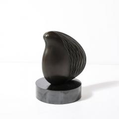 Mid Century Modernist Amorphic Ripple Bronze Sculpture signed V R 3 3 - 3899165