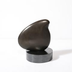 Mid Century Modernist Amorphic Ripple Bronze Sculpture signed V R 3 3 - 3899178
