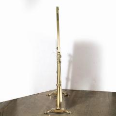 Mid Century Modernist Articulating Brass Full Length Cheval Mirror - 3352910