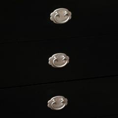 Mid Century Modernist Chest of Drawers in Ebonized Walnut - 3553772