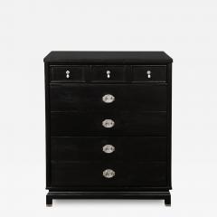 Mid Century Modernist Chest of Drawers in Ebonized Walnut - 3560503