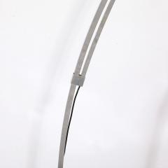 Mid Century Modernist Extendable Arching Floor Lamp in Polished Chrome - 3523729
