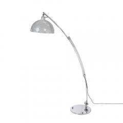 Mid Century Modernist Extendable Arching Floor Lamp in Polished Chrome - 3523855
