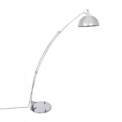 Mid Century Modernist Extendable Arching Floor Lamp in Polished Chrome - 3523918