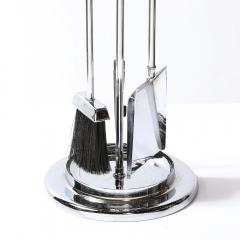 Mid Century Modernist Fire Tool Set in Lucite and Chrome - 3801673