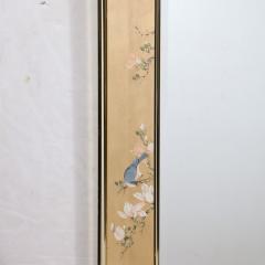 Mid Century Modernist Labarge Gilt Eglomise Brass Mirror signed J Jacobusse - 3375872