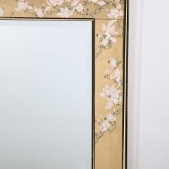 Mid Century Modernist Labarge Gilt Eglomise Brass Mirror signed J Jacobusse - 3376030