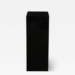 Mid Century Modernist Rectilinear Black Acrylic Pedestal - 3527453