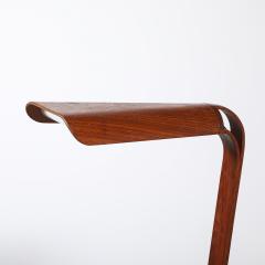 Mid Century Modernist Teak Bentwood Sculptural Floor Lamp with Diffuser - 4745499