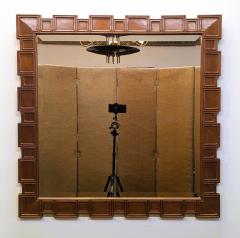 Mid Century Modernist Teak Mirror - 3978095