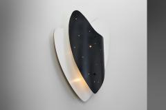 Mid Century Modernist Wall Lamp in Metal The Netherlands 1950s - 4515751