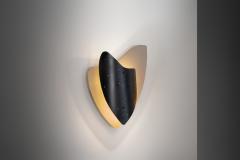 Mid Century Modernist Wall Lamp in Metal The Netherlands 1950s - 4520769