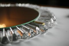 Mid Century Modetn Sunburst Crystal Mirror by Kalmar Austria 1960s - 2055317