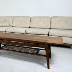 Mid Century Modular Sofa Italy 1960 Original Fabric - 3908126