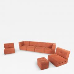 Mid Century Modular Sofa Original Upholstery 1960s - 4311054