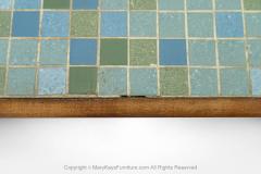 Mid Century Mosaic Tile Top Low Coffee Table - 4293082