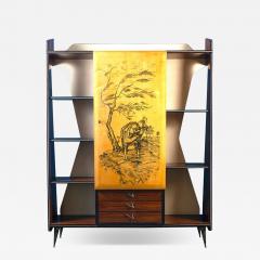 Mid Century Multifunctional Bar Cabinet or Book Case 1950s - 4552925