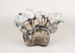 Mid Century Murano Glass Bowl Glass Sculpture Italy ca 1950 - 3631620