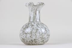 Mid Century Murano Glass Vase Glass Jug With Bubbles Italy circa 1960 - 3574873
