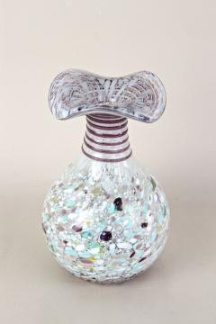 Mid Century Murano Glass Vase Multicolored Italy circa 1950 - 4350779