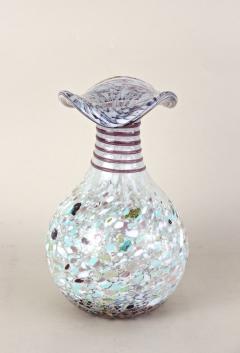 Mid Century Murano Glass Vase Multicolored Italy circa 1950 - 4350784