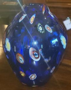 Mid Century Murano Millefiori Style Art Glass Vase - 4128022