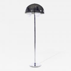 Mid Century Mushroom Chrome Floor Lamp - 3829290
